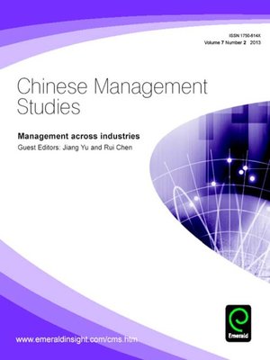 cover image of Chinese Management Studies, Volume 7, Issue 2